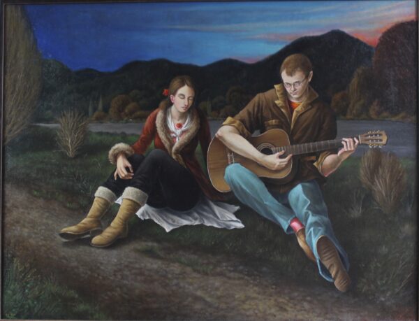 Couple au crépuscule