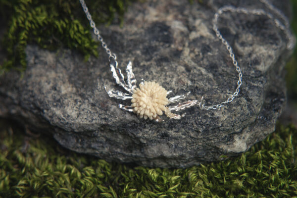Collier Aster - Argent et ivoire de mammouth – Image 2
