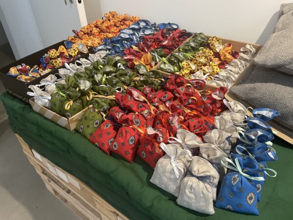 Sachets de lavande - Tissu en motif provençale