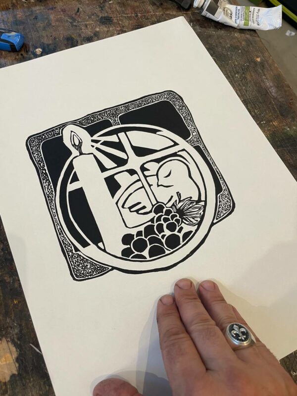 Linogravure - Pentecôte – Image 2